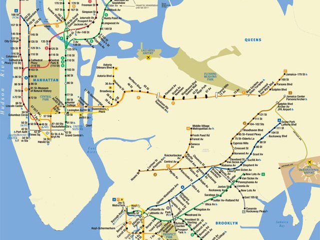 Here S The New Sandy Subway Map Showing Limited Subway Service