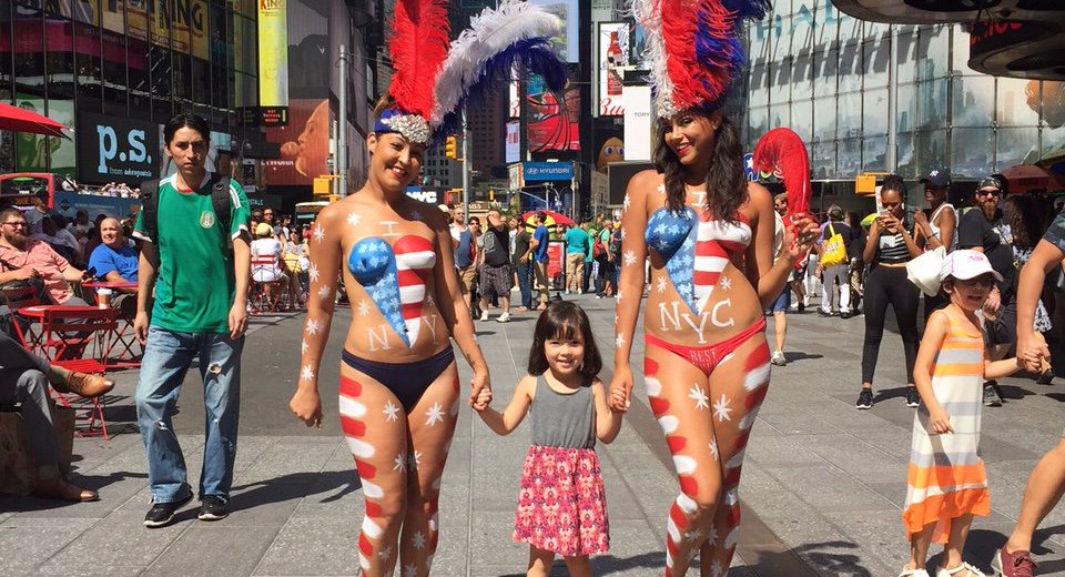 NYPD Goes Easy On Naked Times Square Panhandlers Because 