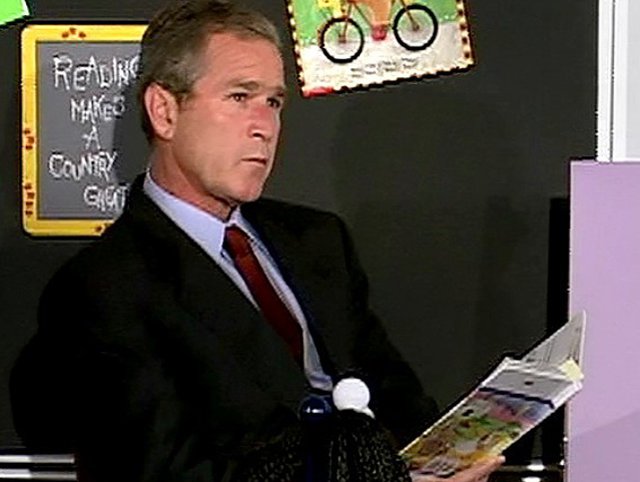 Video: Bush Says His Blank 9/11 Reaction Was To "Project A Sense ...