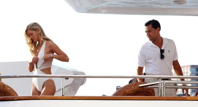 Photos Dicaprio Tosses Money Off Yacht Wolf Of Wall Street Comes