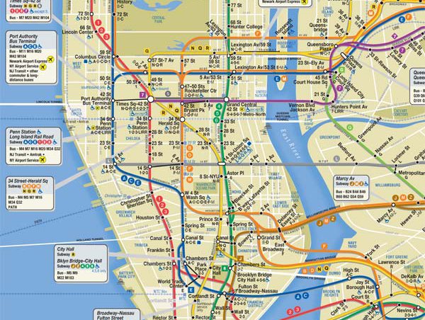 Mta Revises Subway Map Shadows City Island Gothamist
