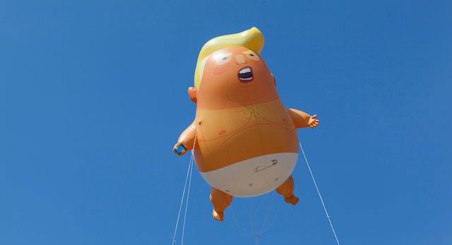 22 x 17inch Baby Donald Trump Impeach Foil Balloon Novelty Party Balloon Decor 