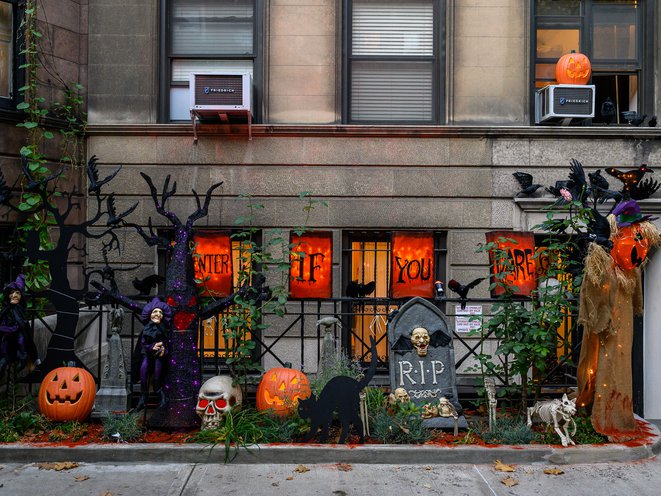 Photos: West 69th Street Is The Most Intensely Pro-Halloween Block In