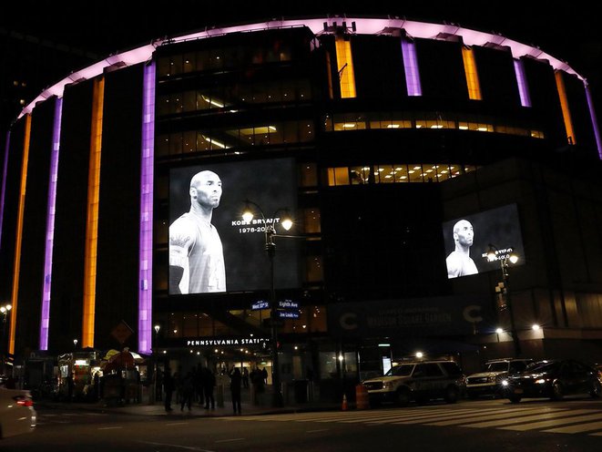 Madison Square Garden Pays Tribute To Basketball Legend Kobe