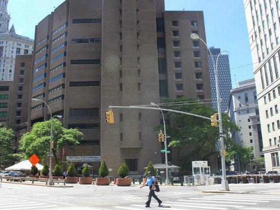The Metropolitan Correctional Center in Lower Manhattan