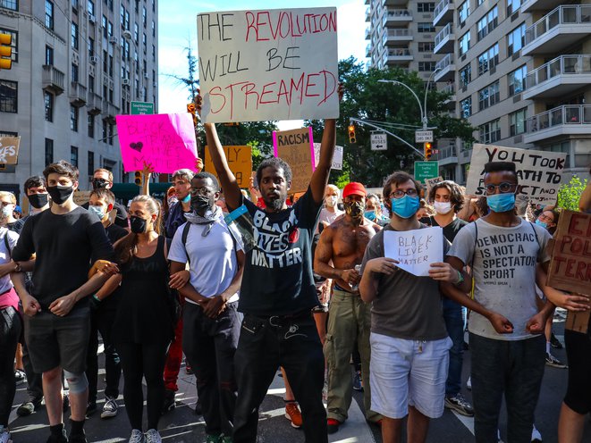 Photos Thousands March Across Manhattan For Black Lives Matter