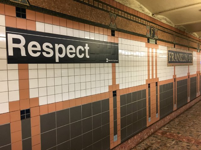 MTA Adds Aretha Franklin 'Respect' Tributes To Franklin Avenue & Franklin  Street Subway Stations - Gothamist