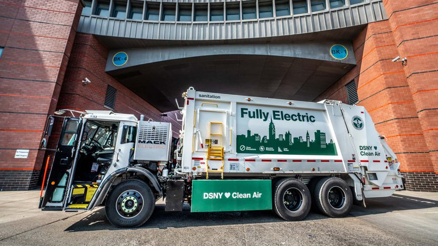 NYC's electric garbage truck