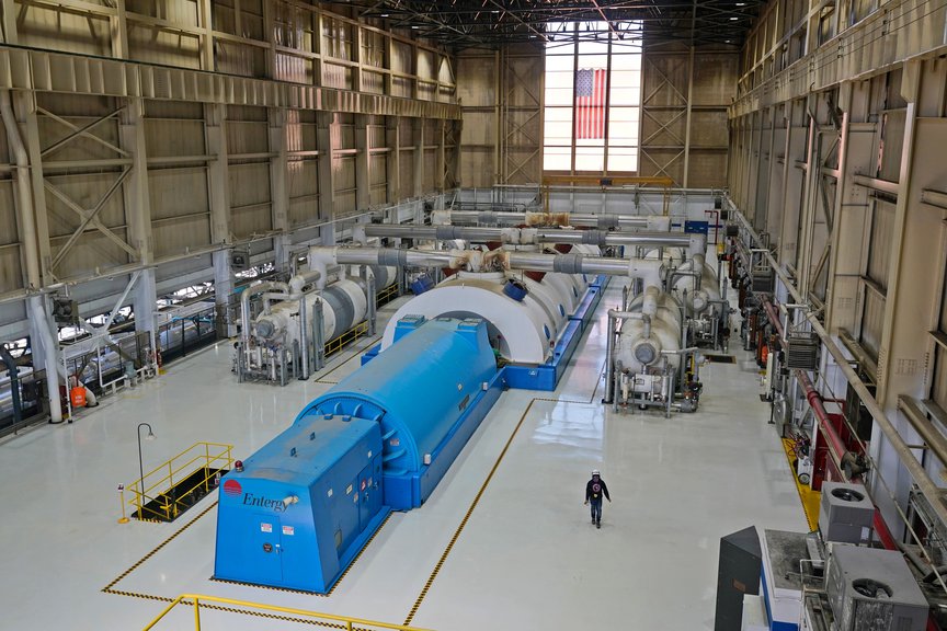 The Unit 3 turbine generator at Indian Point Energy Center, April 26th, 2021