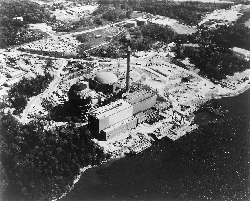 Indian Point nuclear power station, circa 1963