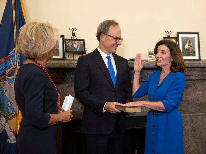 Kathy Hochul was sworn in on Aug. 24.
