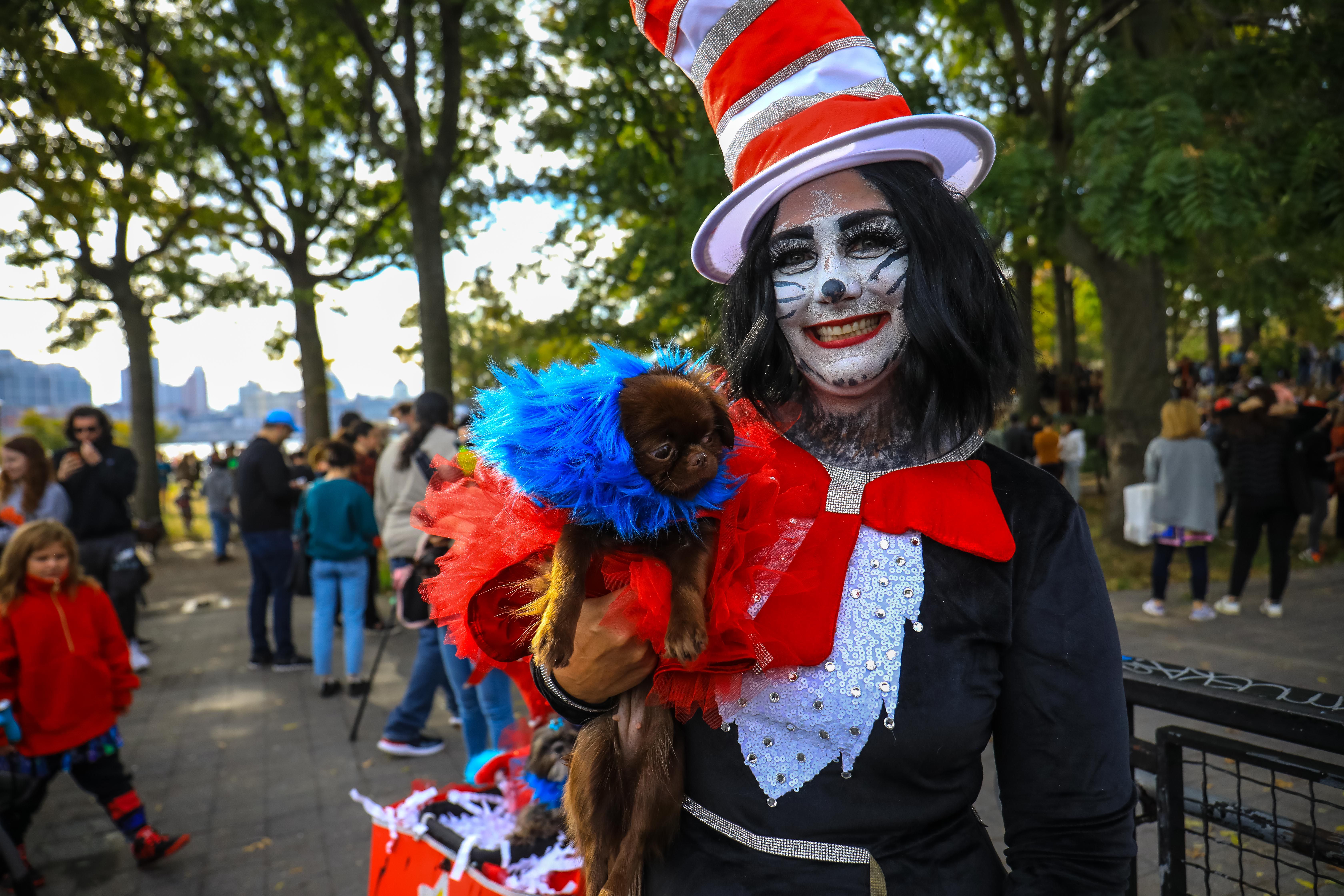 Dogs in costume at the Tompkins Square Park Halloween Parade