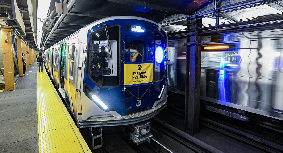 MTA unveils new NYC subway cars on the A line - Gothamist