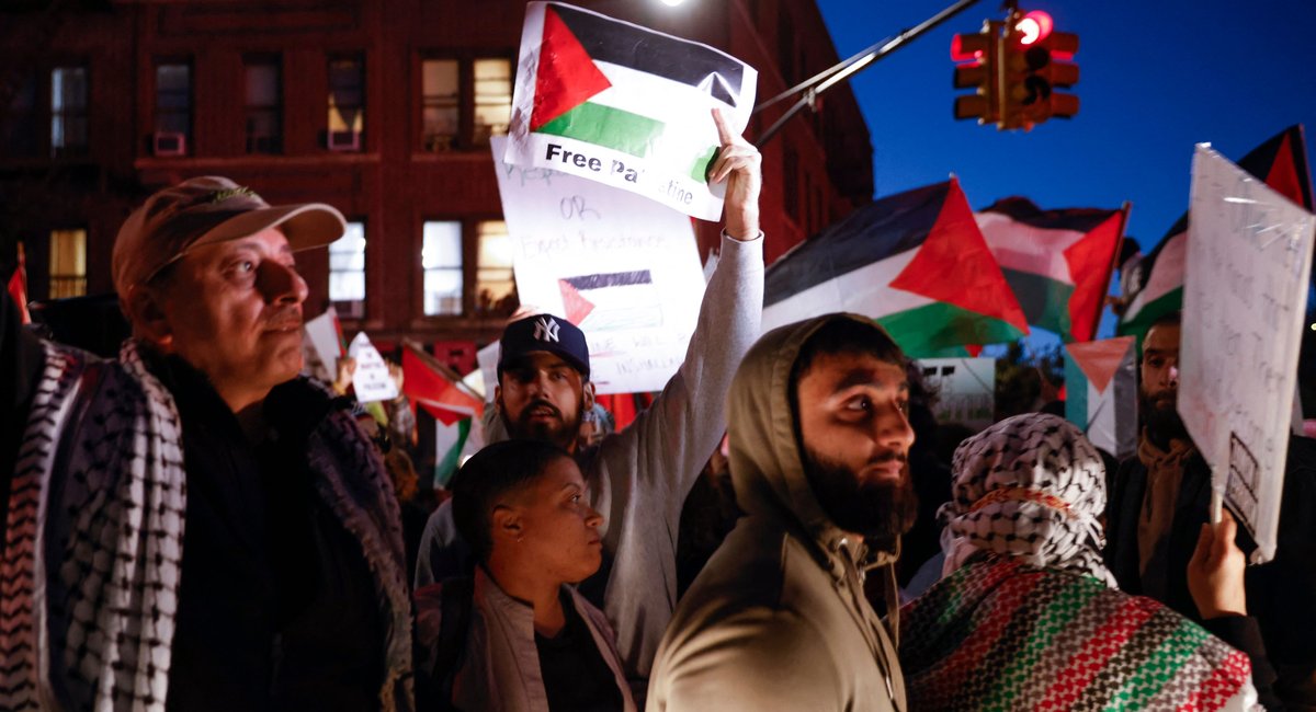 شرطة نيويورك تعتقل 19 شخصا خلال احتجاج مؤيد للفلسطينيين في قلب أكبر مجتمع عربي في المدينة