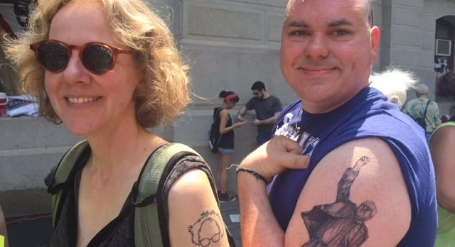 Sanders May Be Out Of The Running, But These Bernie Tattoos Will Never Run Out - Gothamist