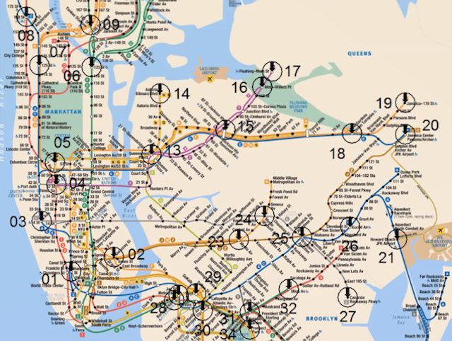 Map Where Are The Usable Subway Bathrooms Gothamist